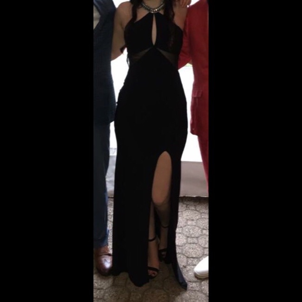 Clarisse Black Prom Dress Size 4 Worn Once